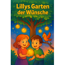 Lillys Garten der Wünsche – Magisches Ausmalbuch mit 24 Gute-Nacht-Geschichten für Kinder ab 4 Jahren